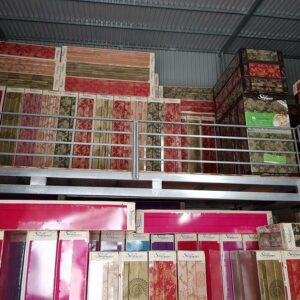Alternative view of Đệm bông ép Singapore vải gấm 3 mảnh
