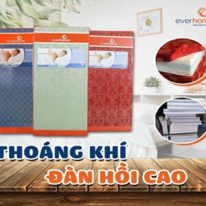 Alternative view of Đệm bông ép Everhome vải gấm chính hãng